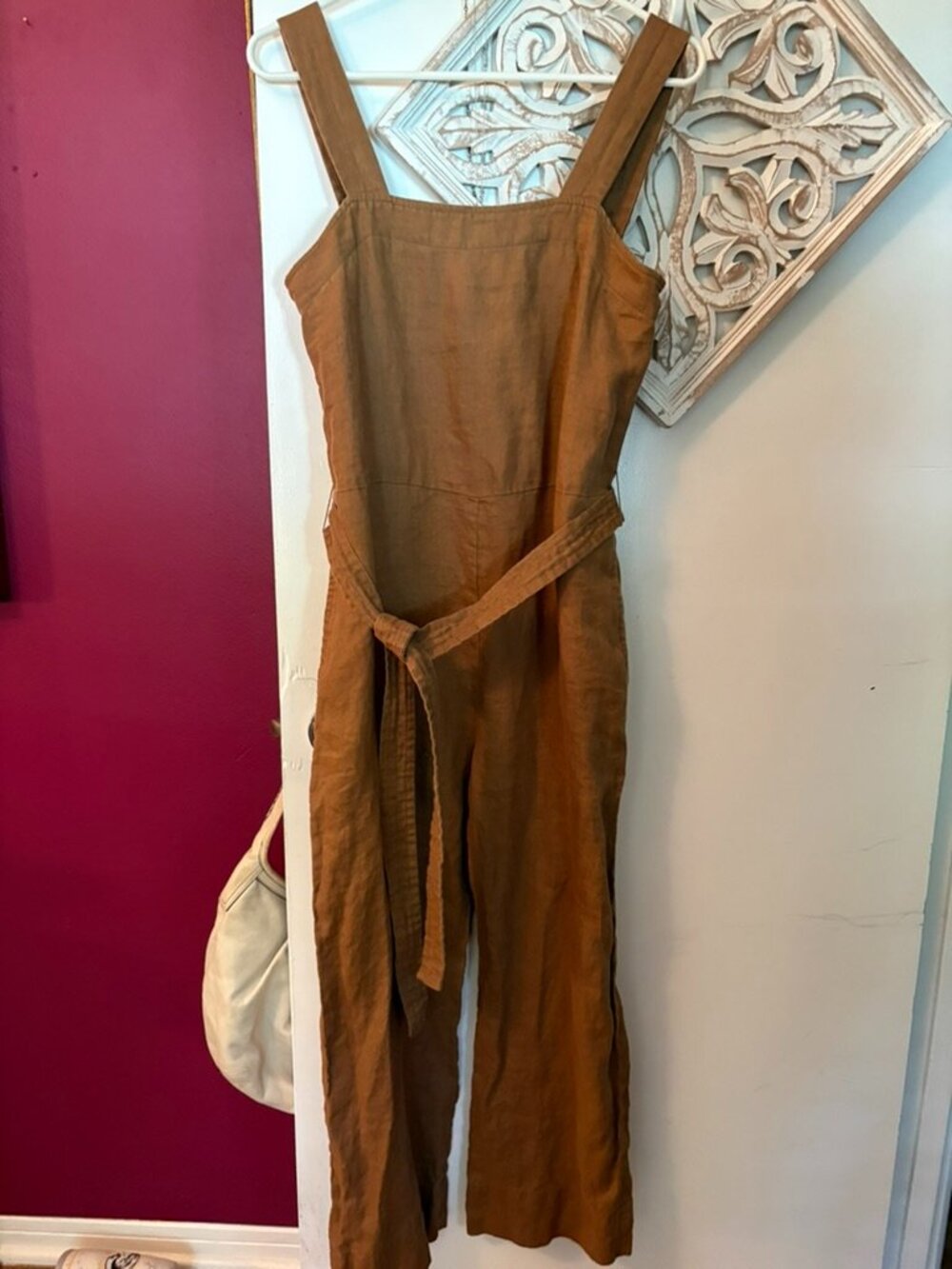 Quince 100% Linen Jumpsuit - XS